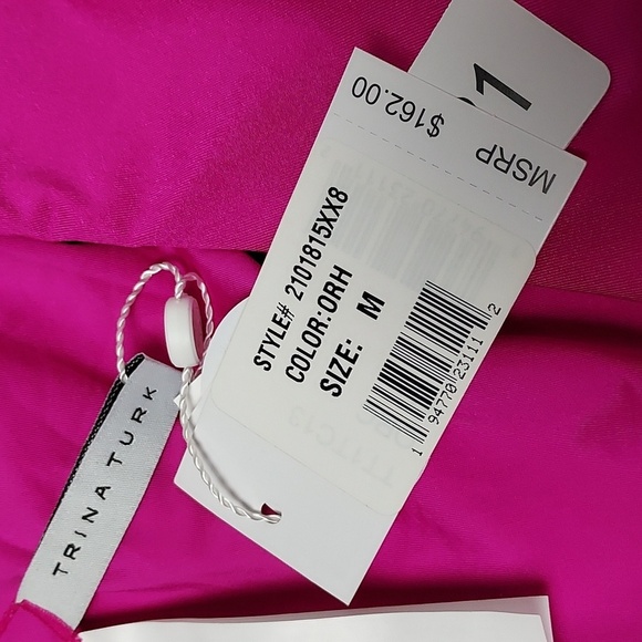 NEW Trina Turk Bijou Long sleeve Swimsuit in Orchid Size Medium - Picture 10 of 16